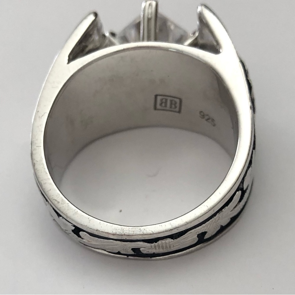 Western Silver Ring Benchmark Buckle - image 5